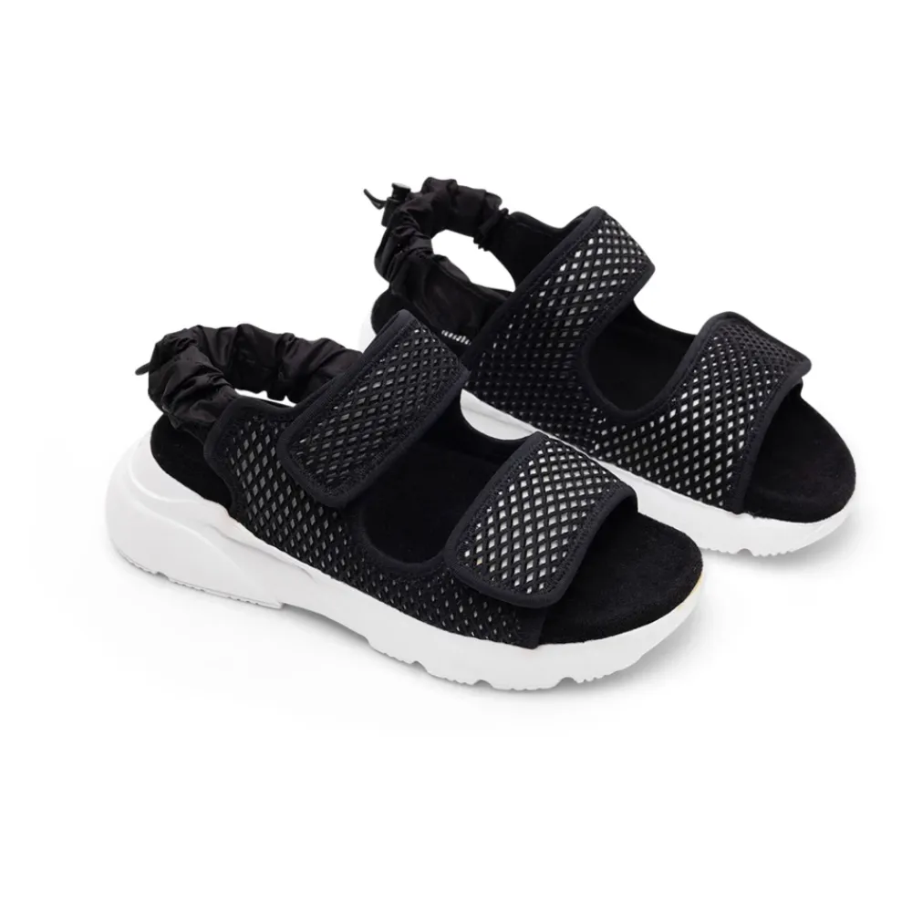 DAMES Hogan Sleehakken^Touch-Strap Chunky Sandalen