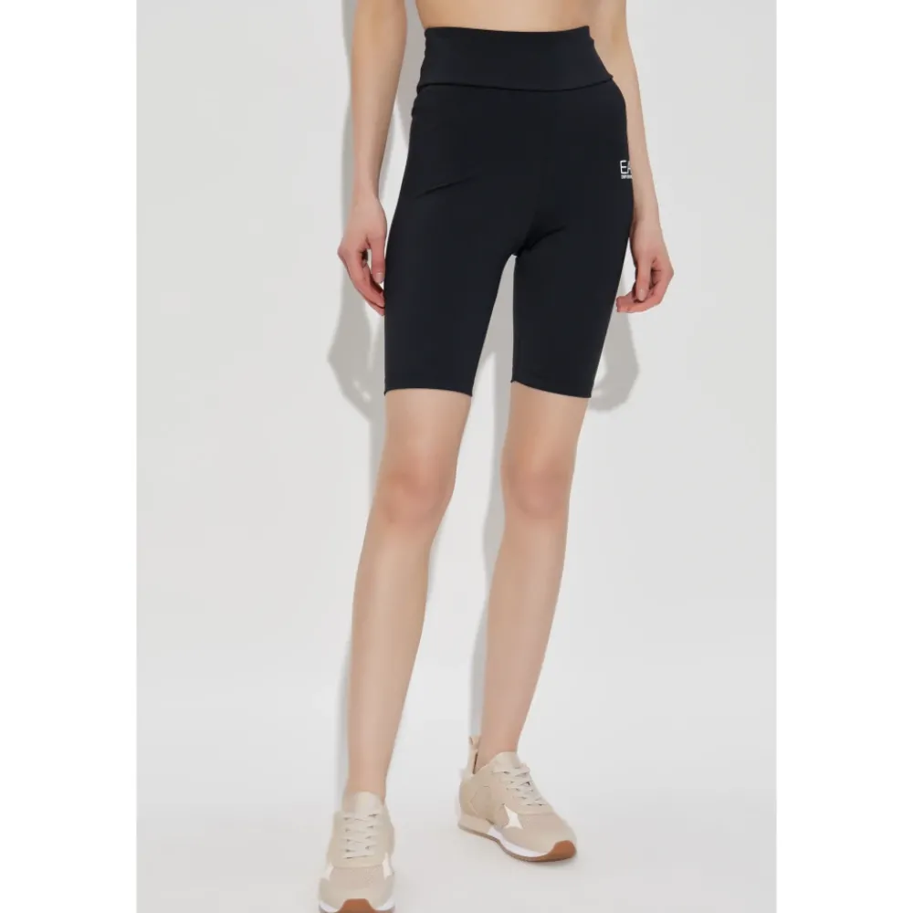 Emporio Armani EA7 Trainingshort met bedrukt logo