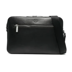 Heren Baldinini Tassen^Trend Kalfsleren Messenger Bag