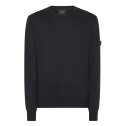 Heren Peuterey Trui van wol en katoen met ronde hals