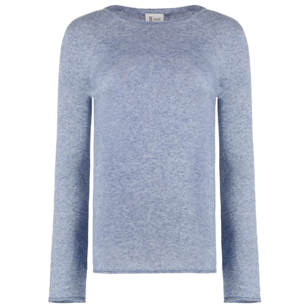 DAMES THE (Alphabet) Trui van zijde-cashmere mix