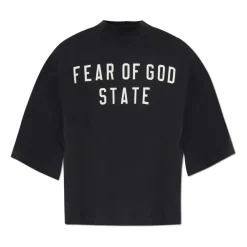 DAMES Fear Of God T-shirt met bedrukt logo