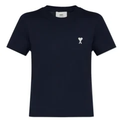 DAMES Ami Paris T-shirt met geborduurd logo