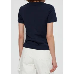 DAMES Ami Paris T-shirt met geborduurd logo