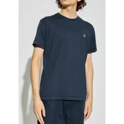 Heren Stone Island T-shirt met logo