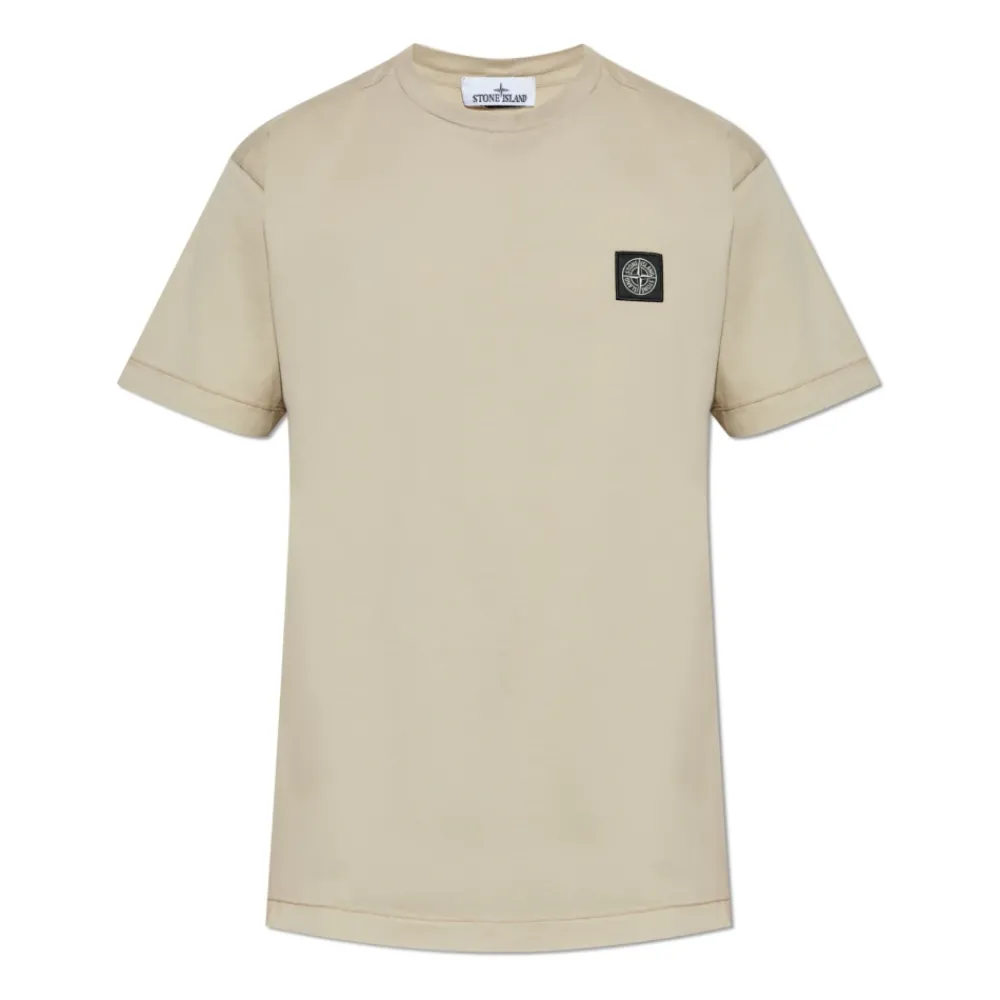 Heren Stone Island Shirts^T-shirt met logo
