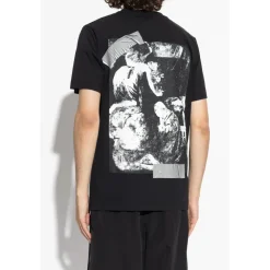 Heren Off White Shirts^T-shirt met logo