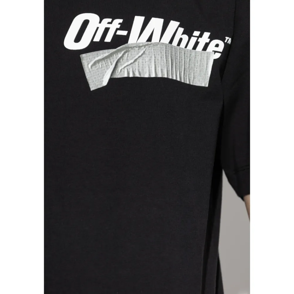 Heren Off White Shirts^T-shirt met logo