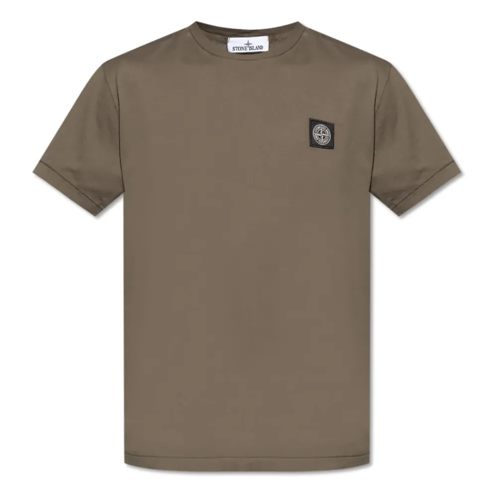 Heren Stone Island Shirts^T-shirt met logo