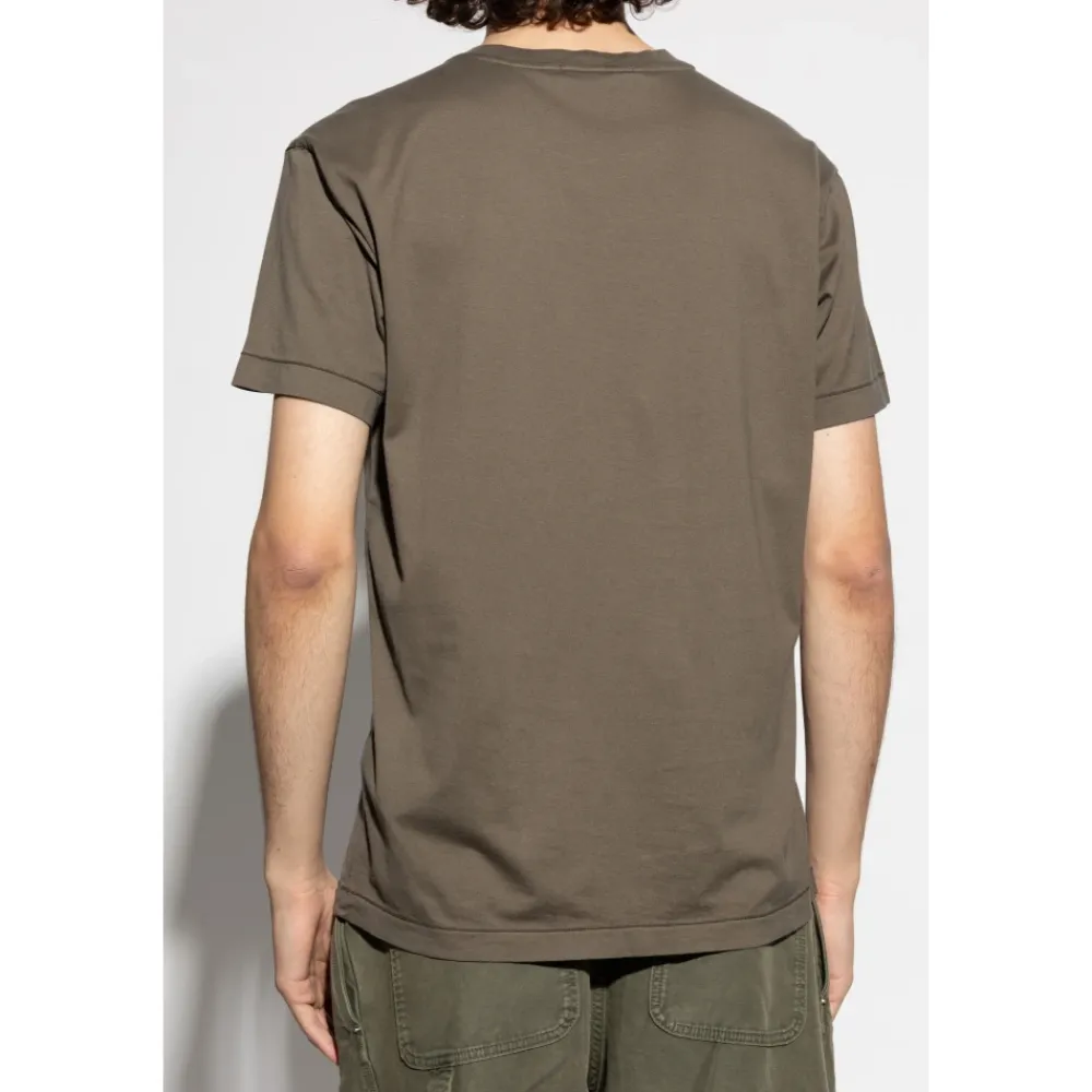 Heren Stone Island Shirts^T-shirt met logo