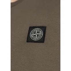 Heren Stone Island Shirts^T-shirt met logo