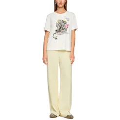 DAMES Marc Cain T-Shirt mit Applikationen