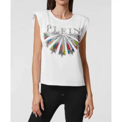 DAMES Philipp Plein Shirts^T-Shirt Ronde Hals
