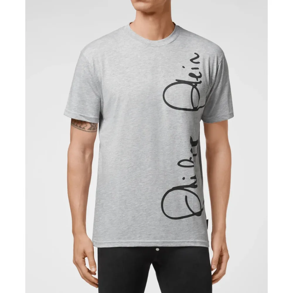 Heren Philipp Plein Shirts^T-Shirt Ronde Hals