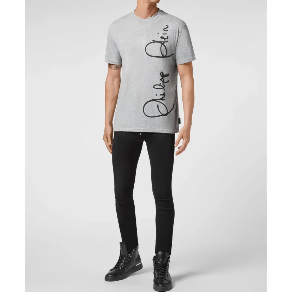 Heren Philipp Plein Shirts^T-Shirt Ronde Hals