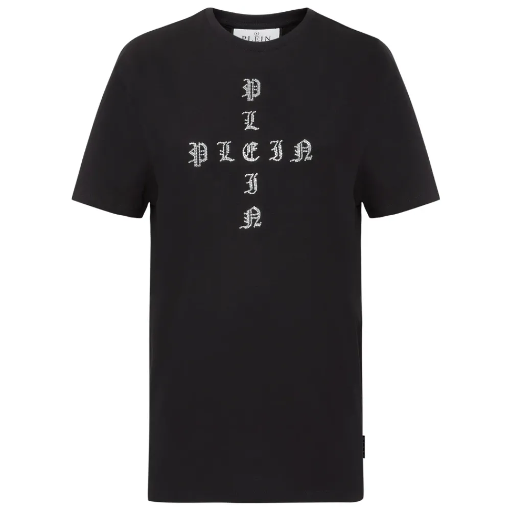 DAMES Philipp Plein Shirts^T-Shirt Ronde Hals Gothic Plein