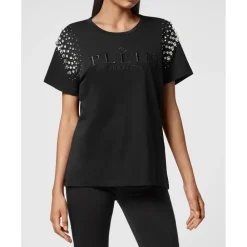 DAMES Philipp Plein Shirts^T-Shirt Ronde Hals Iconic