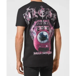 Heren Philipp Plein T-Shirt Ronde Hals Lil’ Monsters Gang