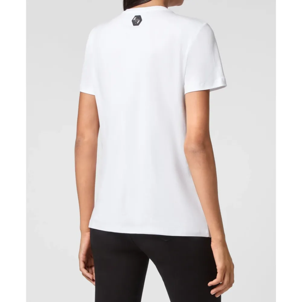 DAMES Philipp Plein Shirts^T-Shirt Ronde Hals Pineapple Skies