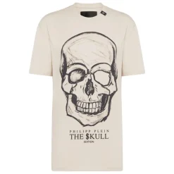 DAMES Philipp Plein Shirts^T-Shirt Ronde Hals SKULL