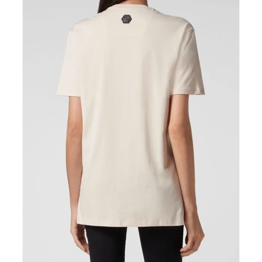 DAMES Philipp Plein Shirts^T-Shirt Ronde Hals SKULL