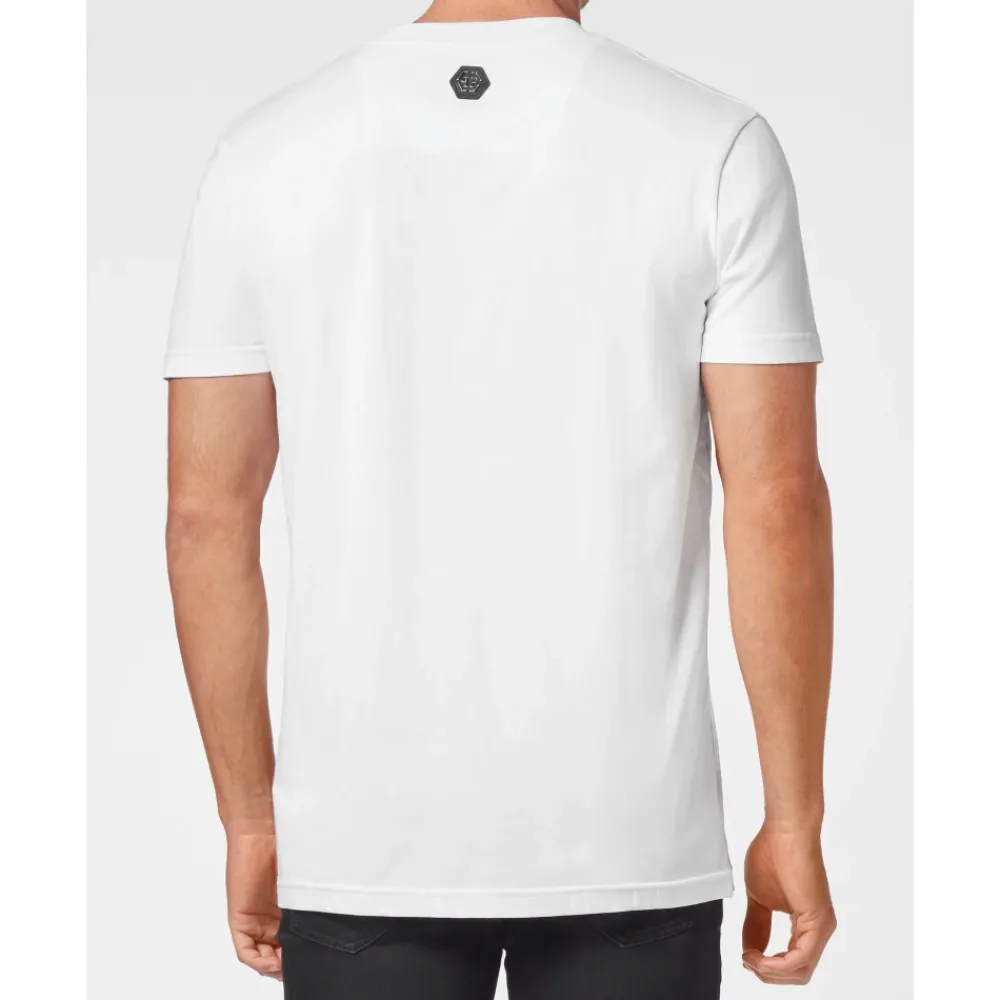 Heren Philipp Plein Shirts^T-Shirt Ronde Hals SKULL