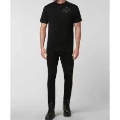 Heren Philipp Plein T-Shirt Ronde Hals Skull