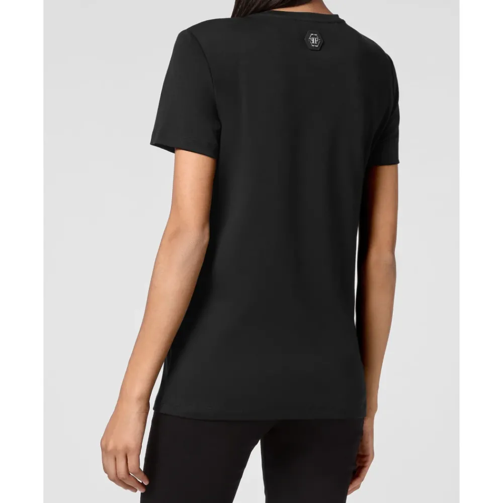 DAMES Philipp Plein Shirts^T-shirt Ronde Hals SS Stones Pineapple Skies