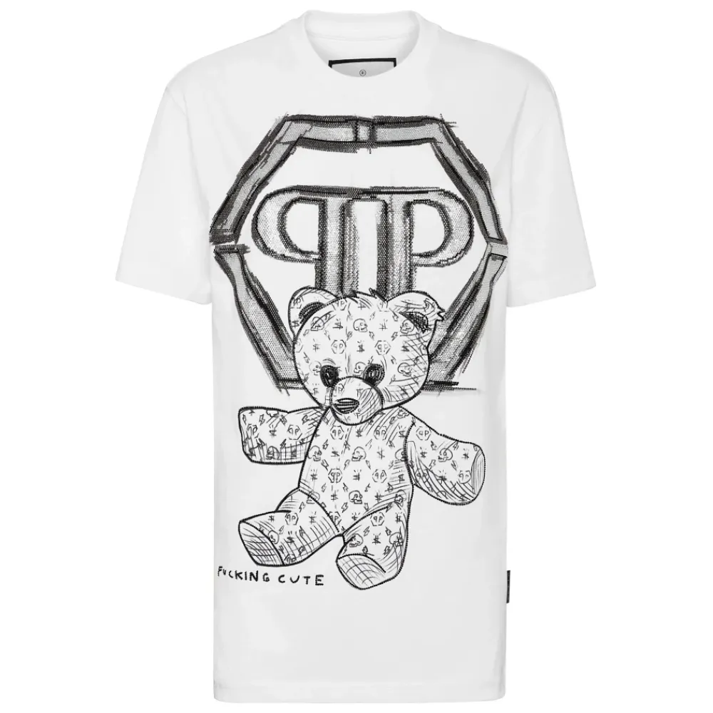DAMES Philipp Plein Shirts^T-Shirt Ronde Hals TEDDY