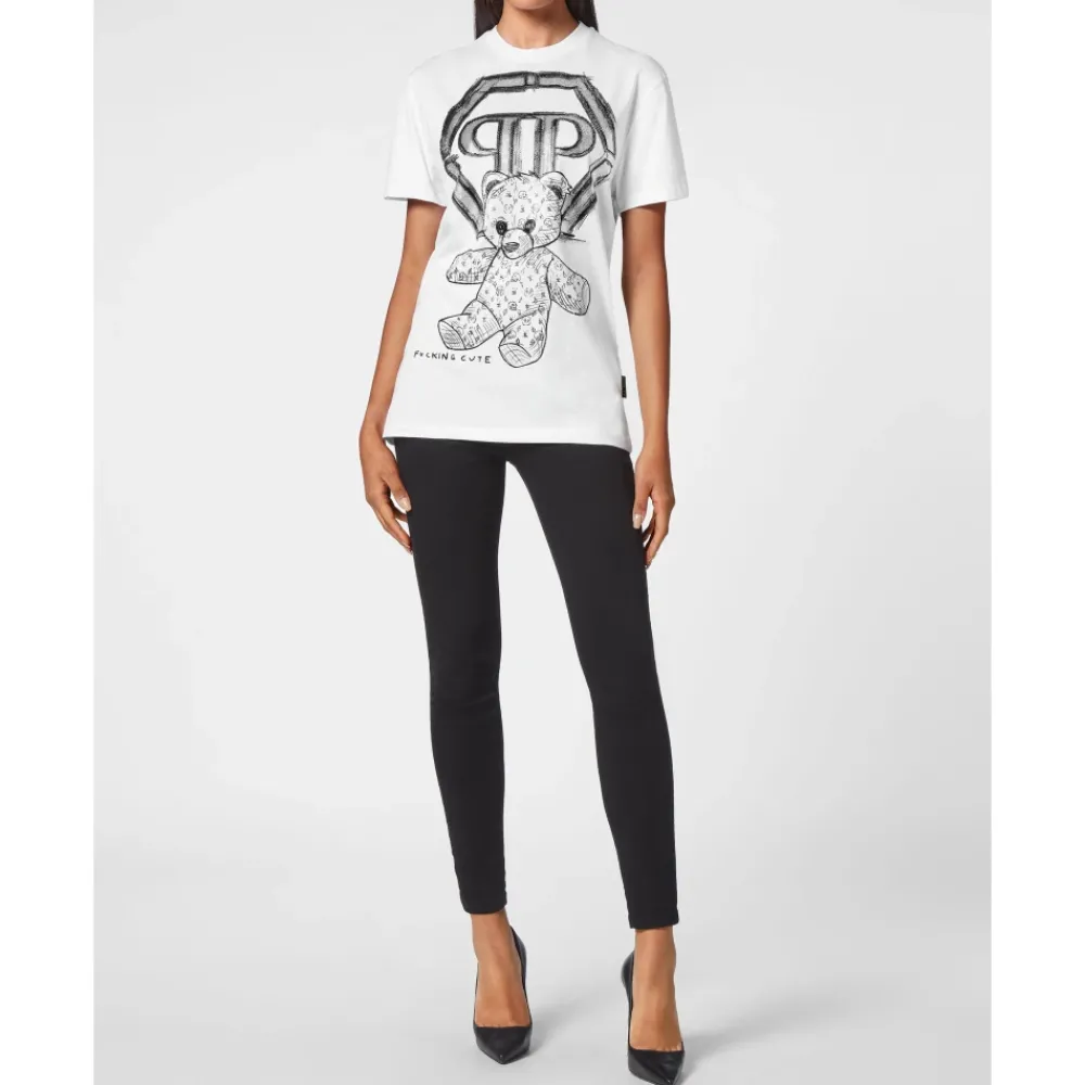 DAMES Philipp Plein Shirts^T-Shirt Ronde Hals TEDDY