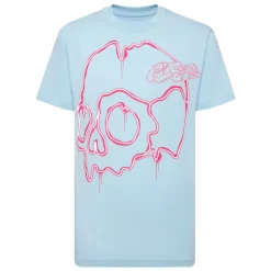 Heren Philipp Plein Shirts^T-shirt Round Neck SS Dripping Skull
