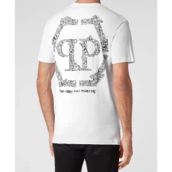 Heren Philipp Plein T-shirt Round Neck SS Money