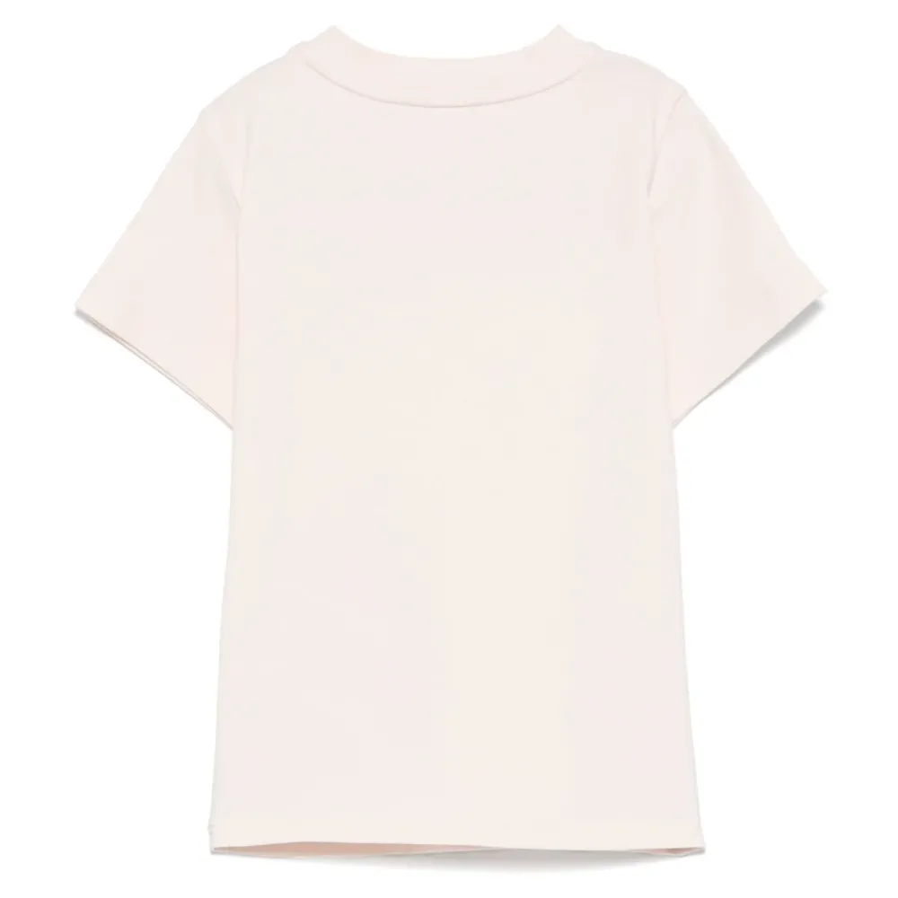 Moncler Bovenkleding^T-shirt van katoen met geborduurd logo