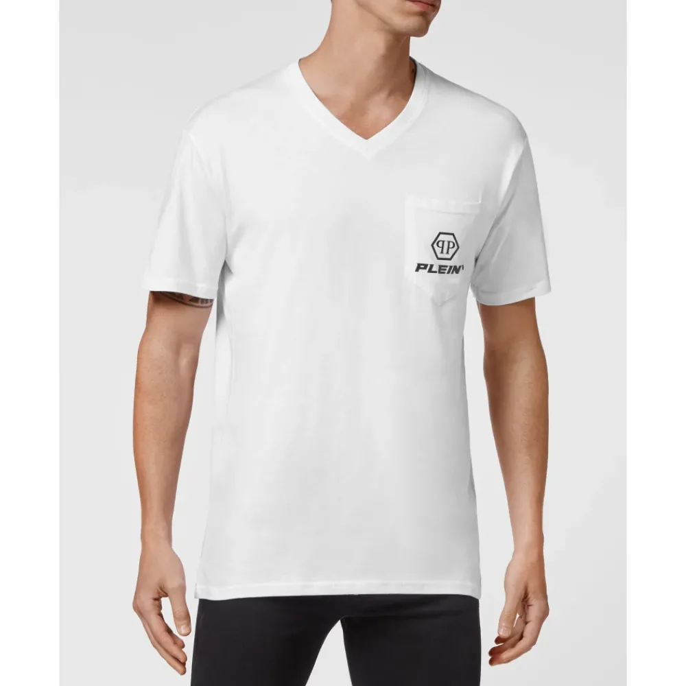 Heren Philipp Plein T-shirt V-Neck SS