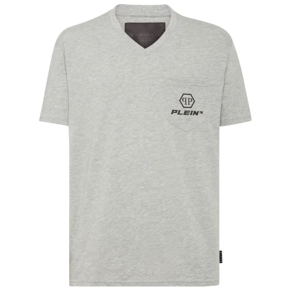 Heren Philipp Plein T-shirt V-Neck SS