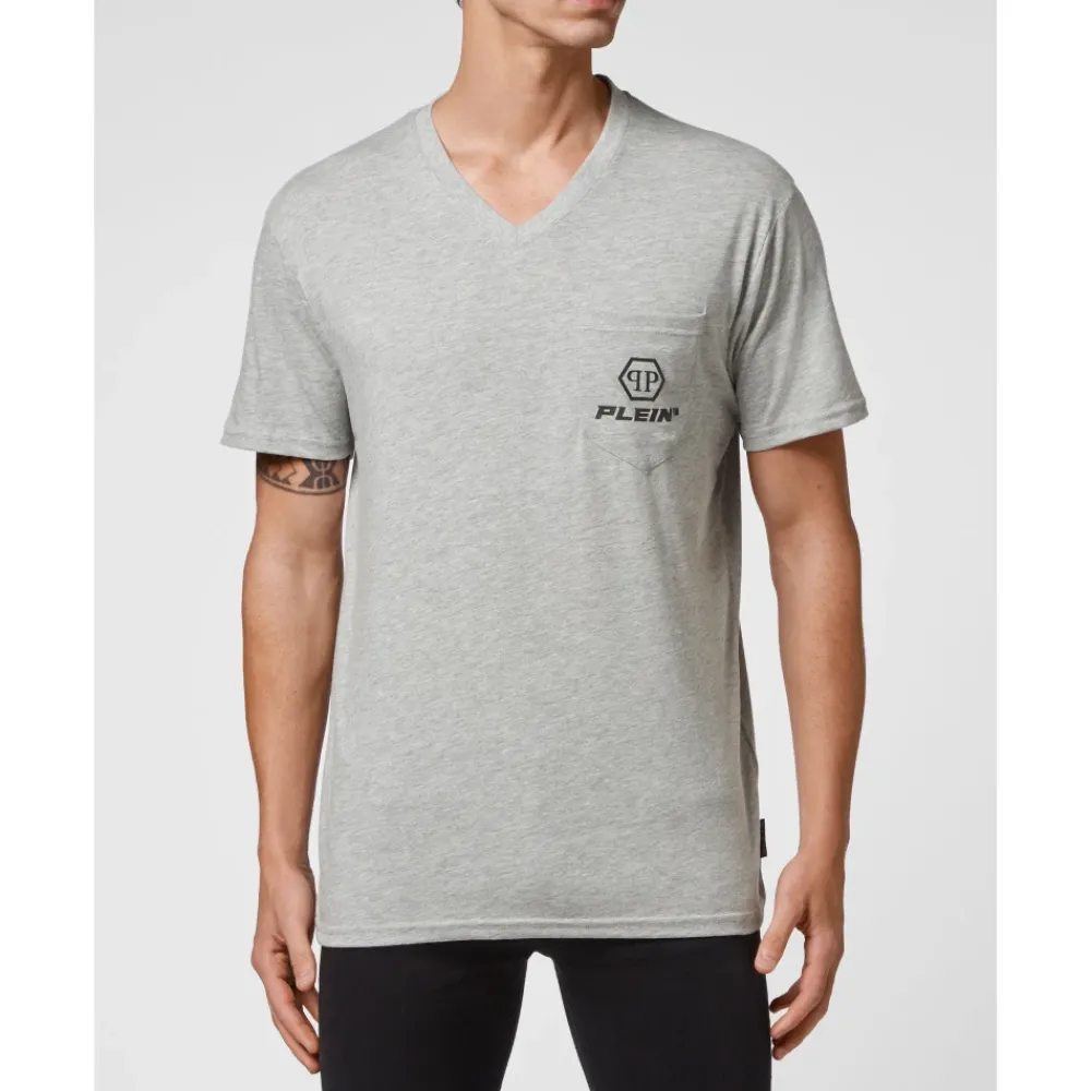 Heren Philipp Plein T-shirt V-Neck SS