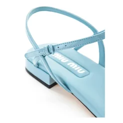 DAMES Miu Miu Sandalen^T-Style Platte Sandalen