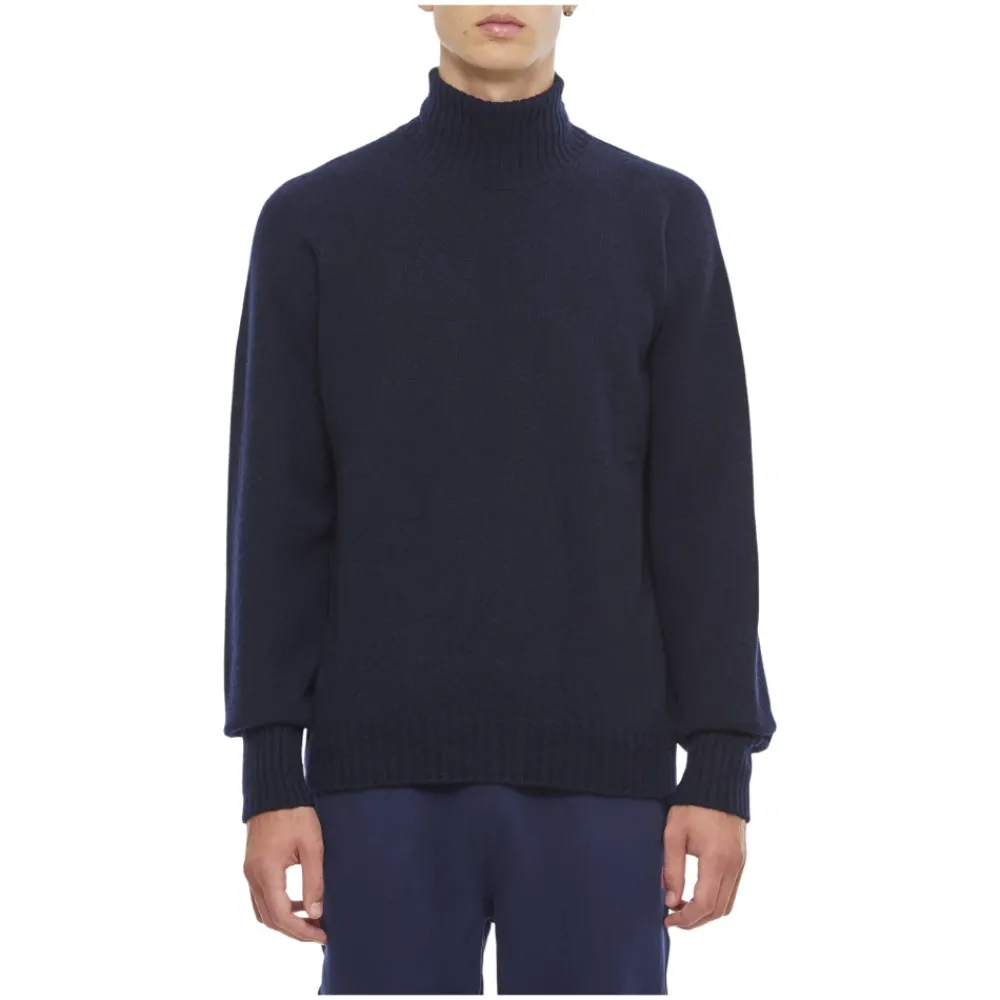 Heren Drumohr Turtleneck Trui