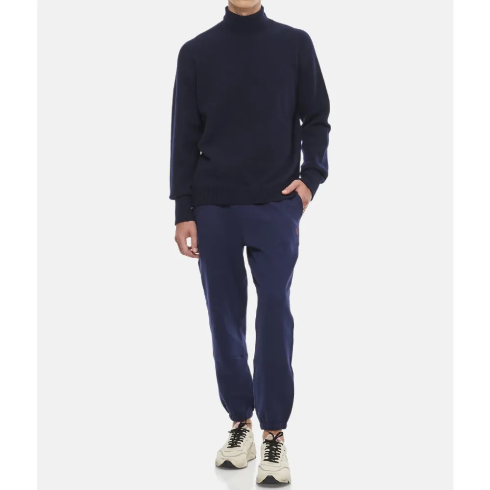 Heren Drumohr Turtleneck Trui