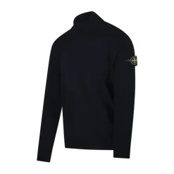 Heren Stone Island Truien & Vesten^Turtleneck Trui met Ribgebreide Details