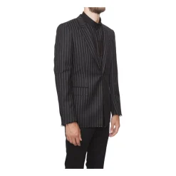 Heren Givenchy Kostuums^Twee Knoopjes Wollen Jas