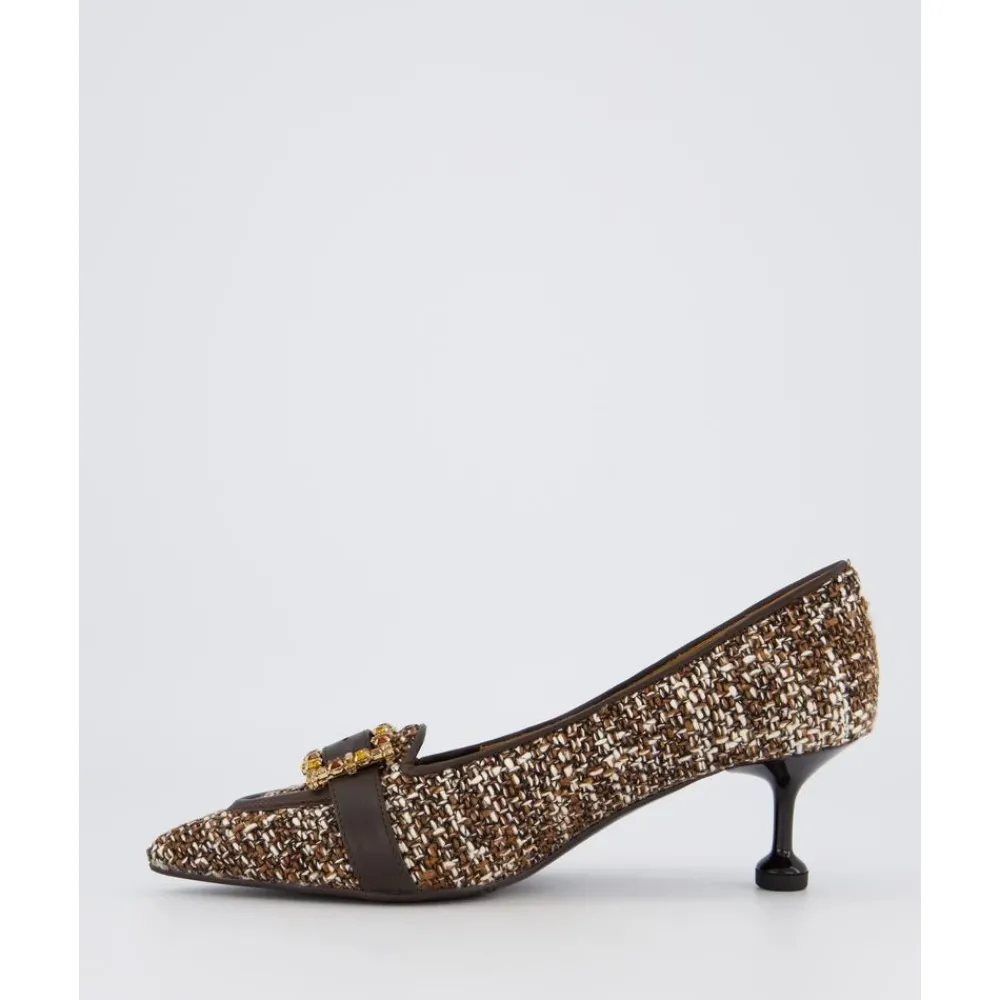 DAMES Gibaldi Pumps^Tweed Martina T Jas