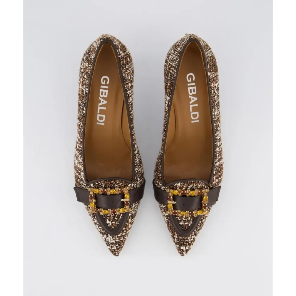 DAMES Gibaldi Pumps^Tweed Martina T Jas