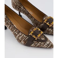 DAMES Gibaldi Pumps^Tweed Martina T Jas