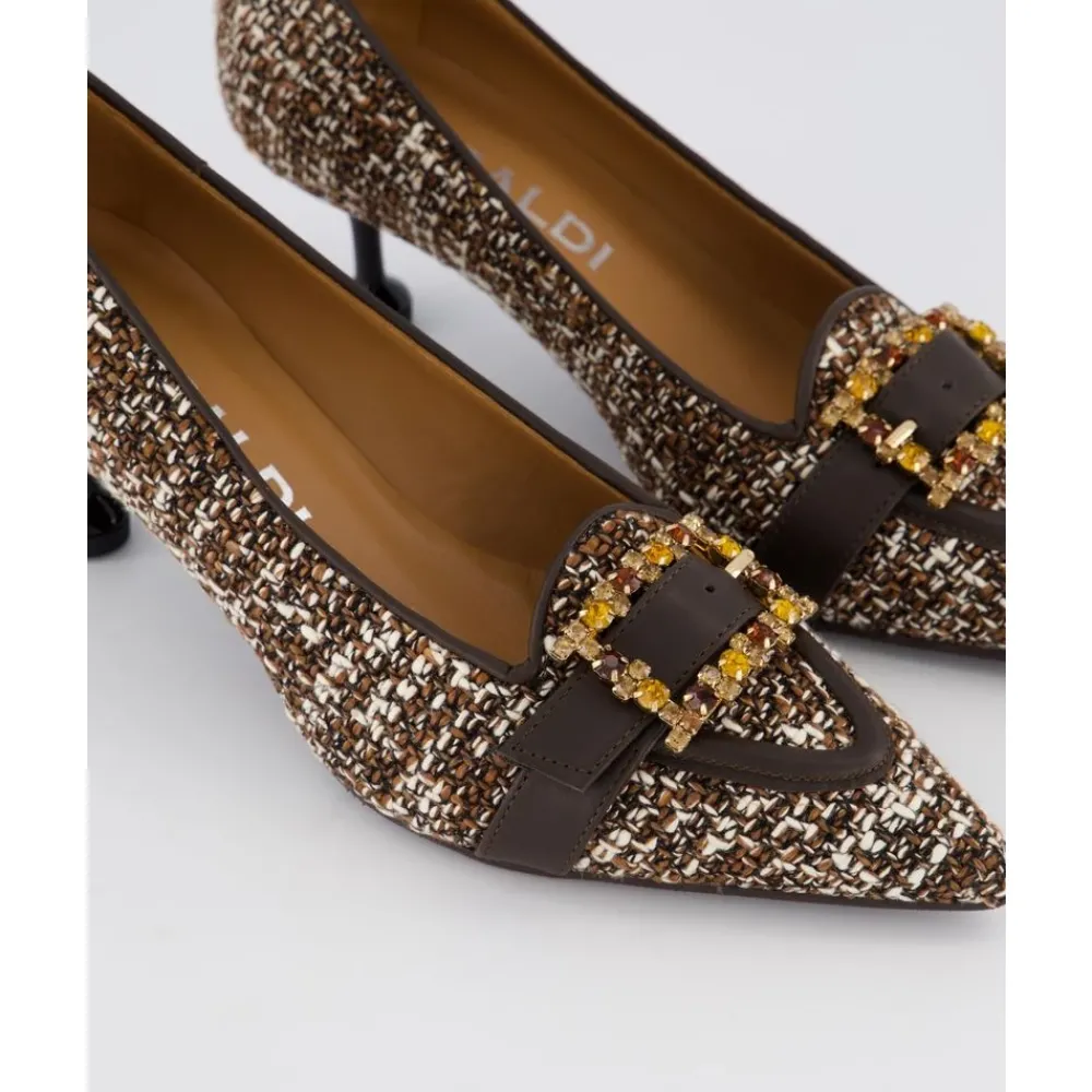 DAMES Gibaldi Pumps^Tweed Martina T Jas