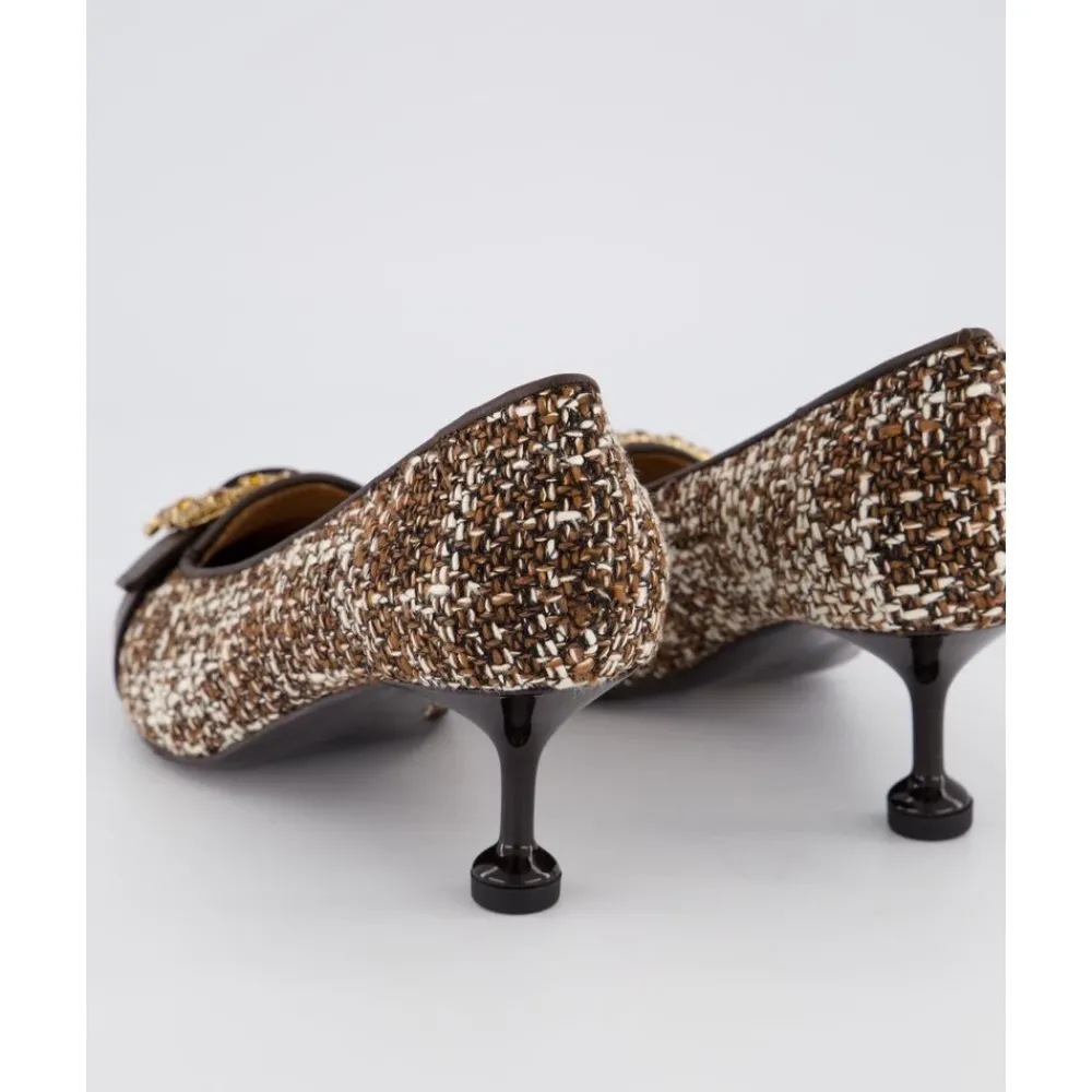 DAMES Gibaldi Pumps^Tweed Martina T Jas