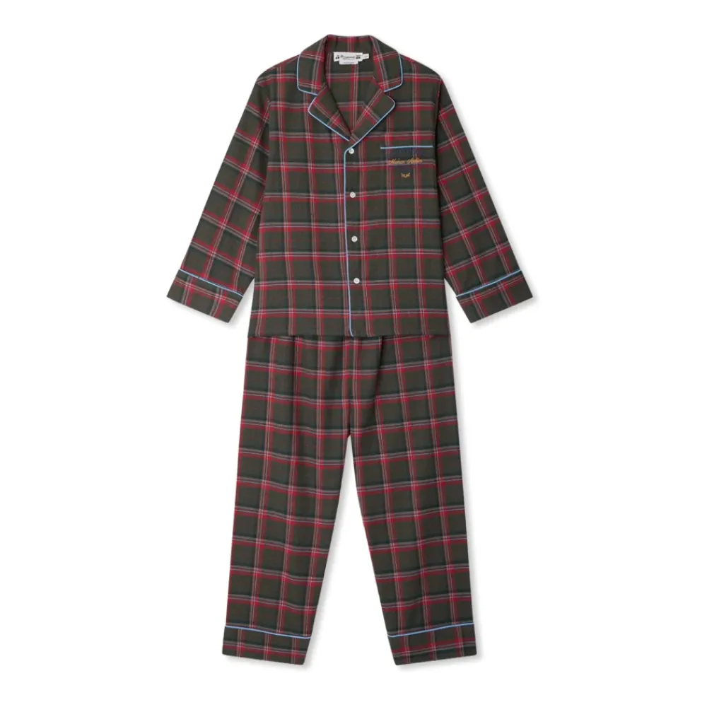 Bonpoint Tweedelige Geruite Pyjama Set