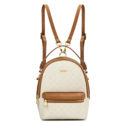 DAMES Kazar Rugzakken^Tweekleurige lederen 2-in-1 rugzak