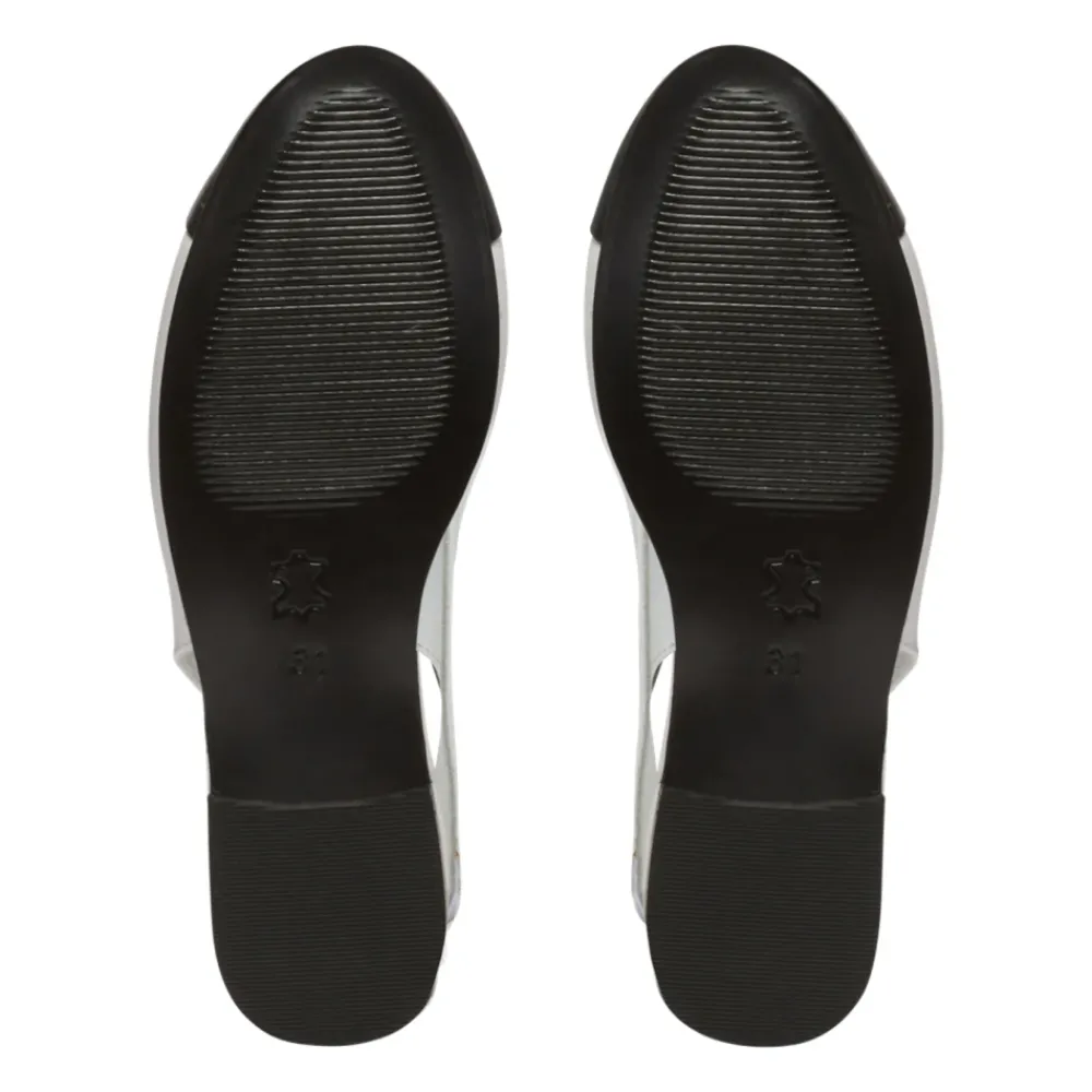 Balmain Ballerina'S^Tweekleurige leren balletflats