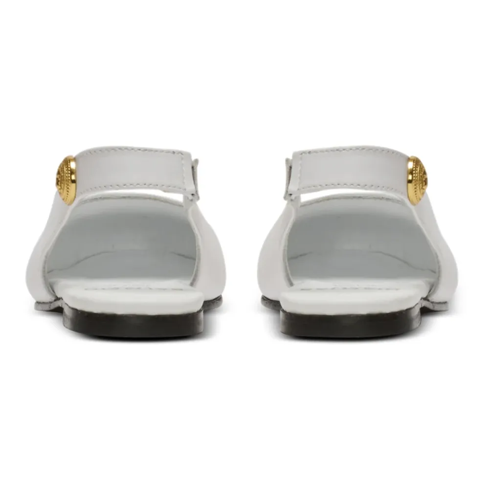 Balmain Ballerina'S^Tweekleurige leren balletflats